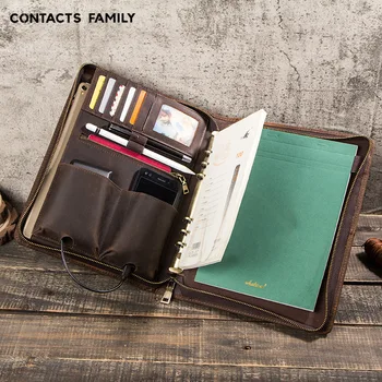 

2020 New Style IPAD Protective Casing with Pen Slot Horse Leather for Apple Tablet 10.5 Multi-functional Zipper Leather Case