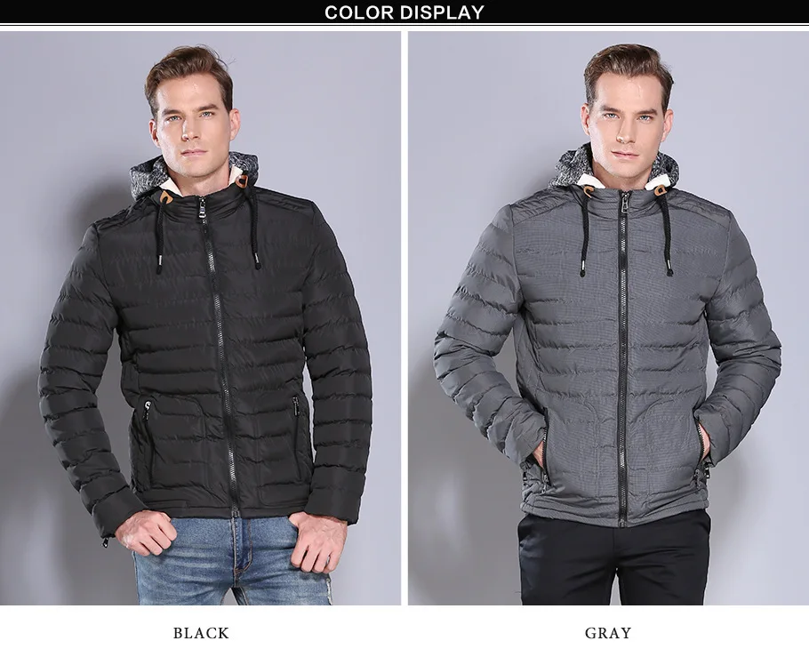 AliExpress, популярные модели, молодежная мода, мужское короткое хлопковое пальто, модное мужское пальто с капюшоном
