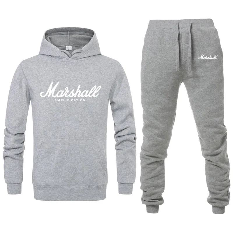 90% OFF 2019 new marshall  men/women lovers hoodie marshall  suit  mens casual sports fitness suit cotton autumn/winter warm hoodeds xxl