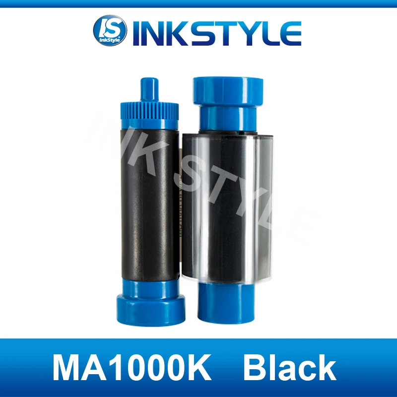 Упаковка из 10 шт. Magicard MA1000K Black Ribbon 1000 принты используются в эндуро Дуо MC200 карточный принтер