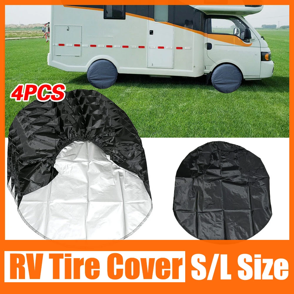 Leve Comunismo Actriz Cubiertas de neumáticos RV, bolsa protectora de ruedas, bolsa de  almacenamiento para camión, autocaravana, remolque, estilismo de coche,  casa rodante, 2/4 piezas|Accesorios de neumático| - AliExpress