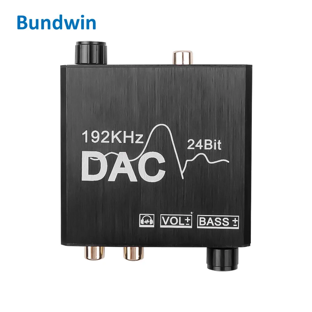 192 кГц DAC управление басами цифро-аналоговый преобразователь коаксиальный SPDIF