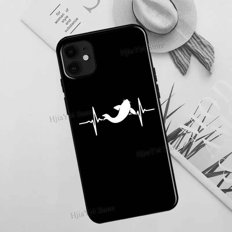 Carp Fishing Fish TPU Case For iPhone XR X XS Max SE 2020 6S 7 8 Plus 13 Pro 12 mini 11 Pro Max Coque Capa iphone 12 pro max phone case