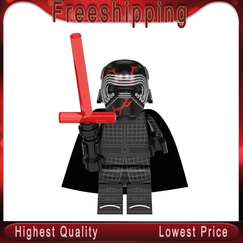 

WM889 Kylos Ren Legoinglys Stars Wars MinifigurINED Poe Leias Dark Chewbaccaed Rey Palpatined Bricks Blocks Children Toys Gift