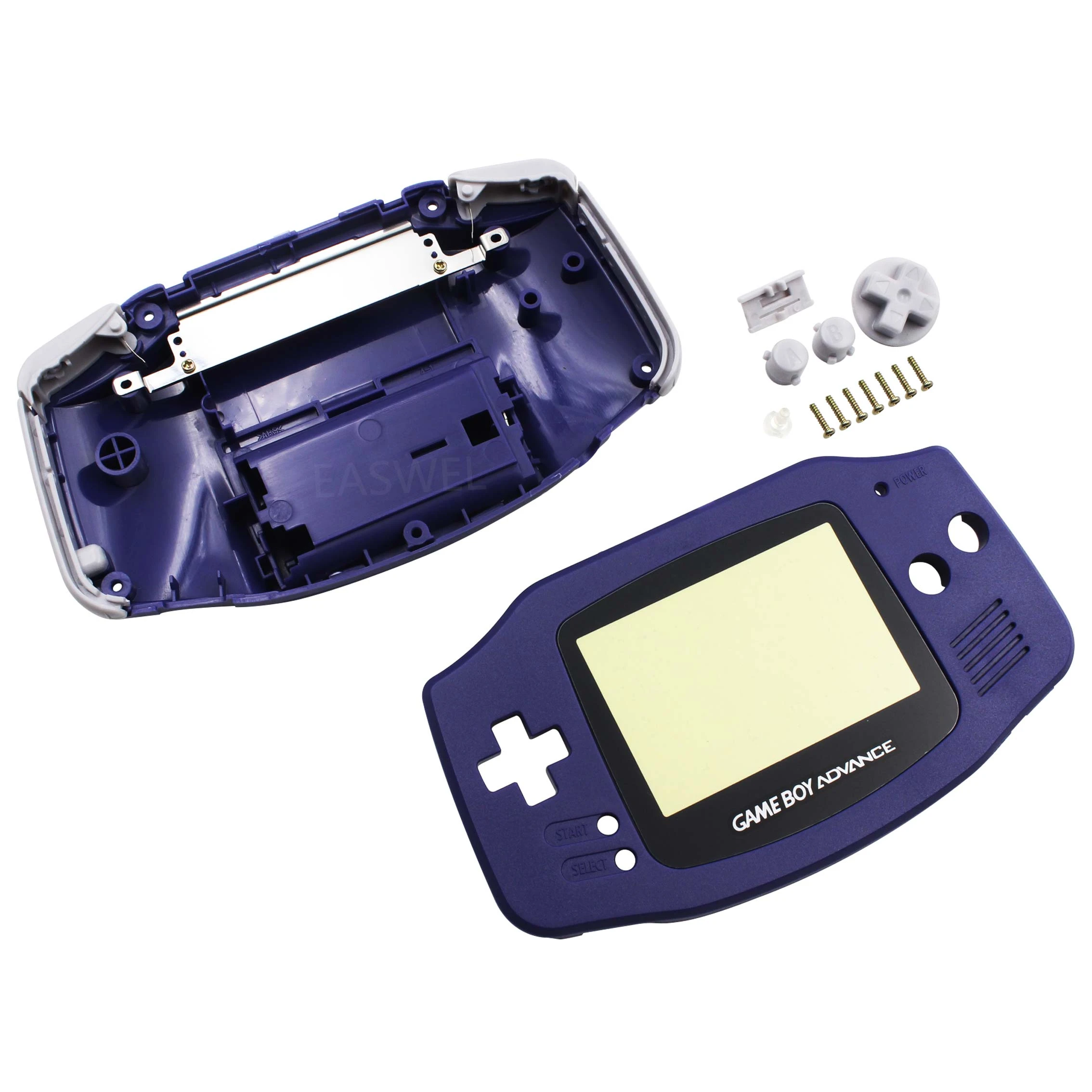 For Gba Nintendo Game Boy Advance Replacement Housing Shell Pre Cut For 101 Mod Ac Dc Adapters Aliexpress