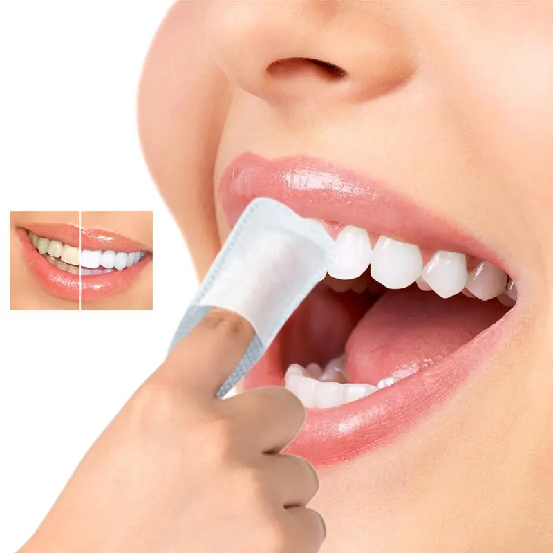 

50Pcs Deep Cleaning Wipes Dental Tooth Natural Wipe Oral Brush Up Finger Teeth Whitening Teeth Oral Hygiene