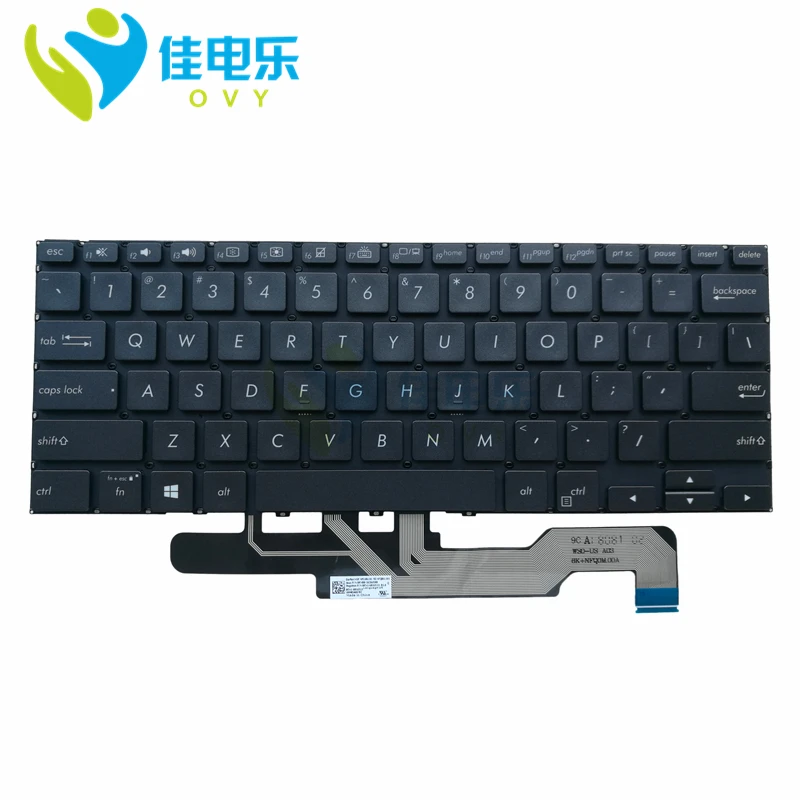 Клавиатура для ноутбука OVY US ASUS Q326FA Q326FA-BI7T13 с подсветкой P/N:0knb0-1626us00 okn1-681us13 KB