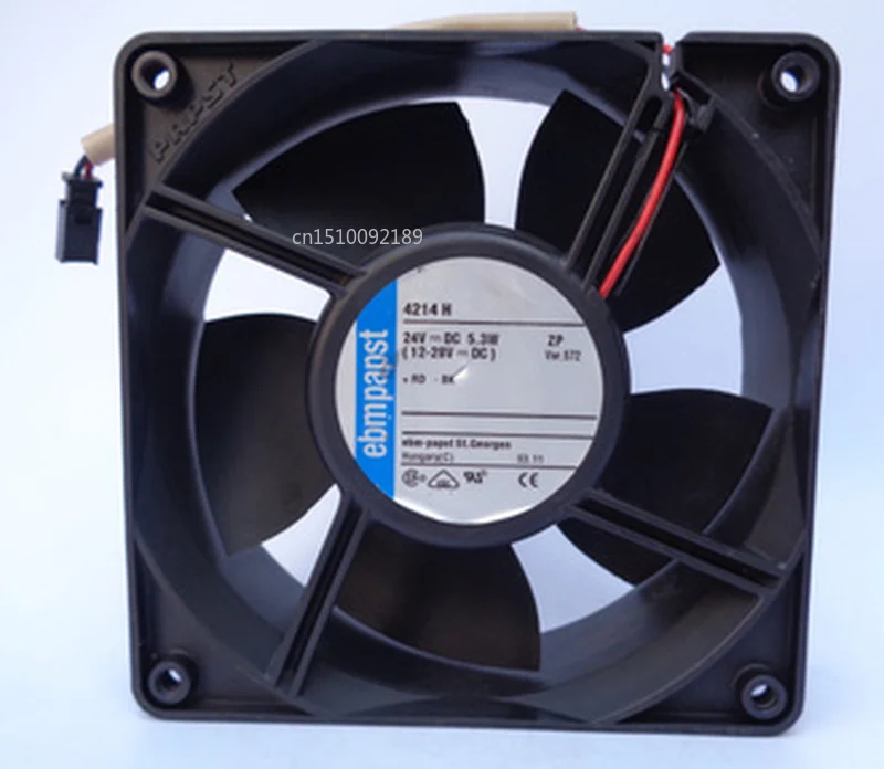 4214H 24VDC 5,3 Вт 120*120*38 мм алюминиевый каркас теплового вентилятора