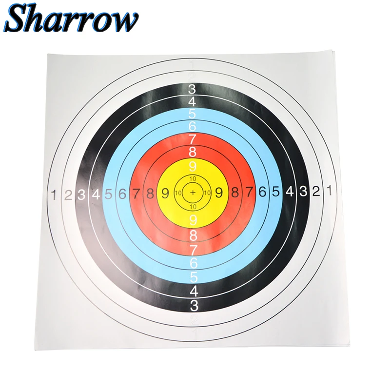 

10/15Pcs Archery Target Paper 60*60cm Bow and Arrow Practice Hunting Darts Outdoor Shooting Target Game Competition Accessories