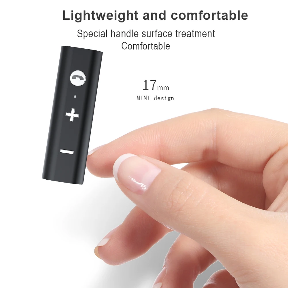 Kebidu Pen Clip Bluetooth 4.0 Receiver Headphone Adapter For iPhone Xiaomi Handsfree Wireless Music Adapter For Wired Headsets bluetooth adapter bluetooth audio receiver wireless earphone receiver