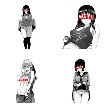 

1pcs Car Styling Sexy Girl Render Reflective Car Sticker Waterproof Window Decal Bumper Accessories