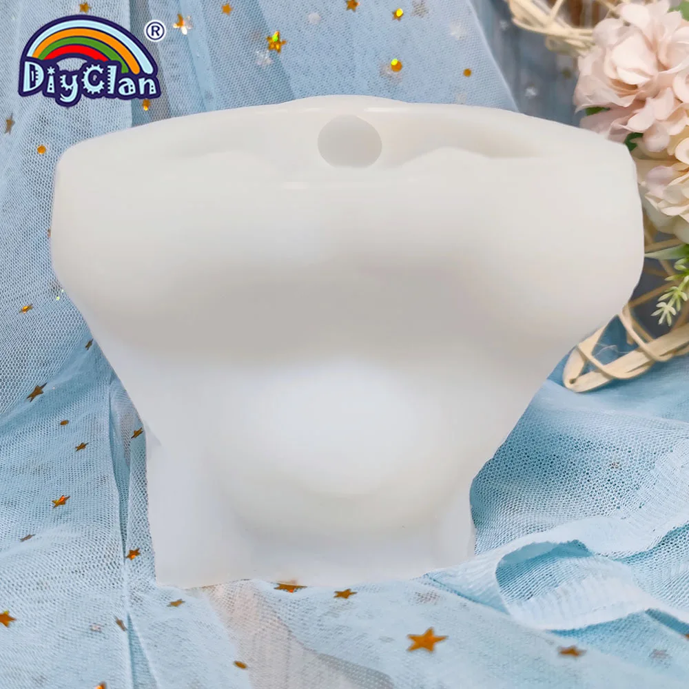 3D Sitting Bear Silicone Mold For Handmade Candle Soap Aromatherapy Making Mould DIY Decoration Crafts Form Baking Cake Tools