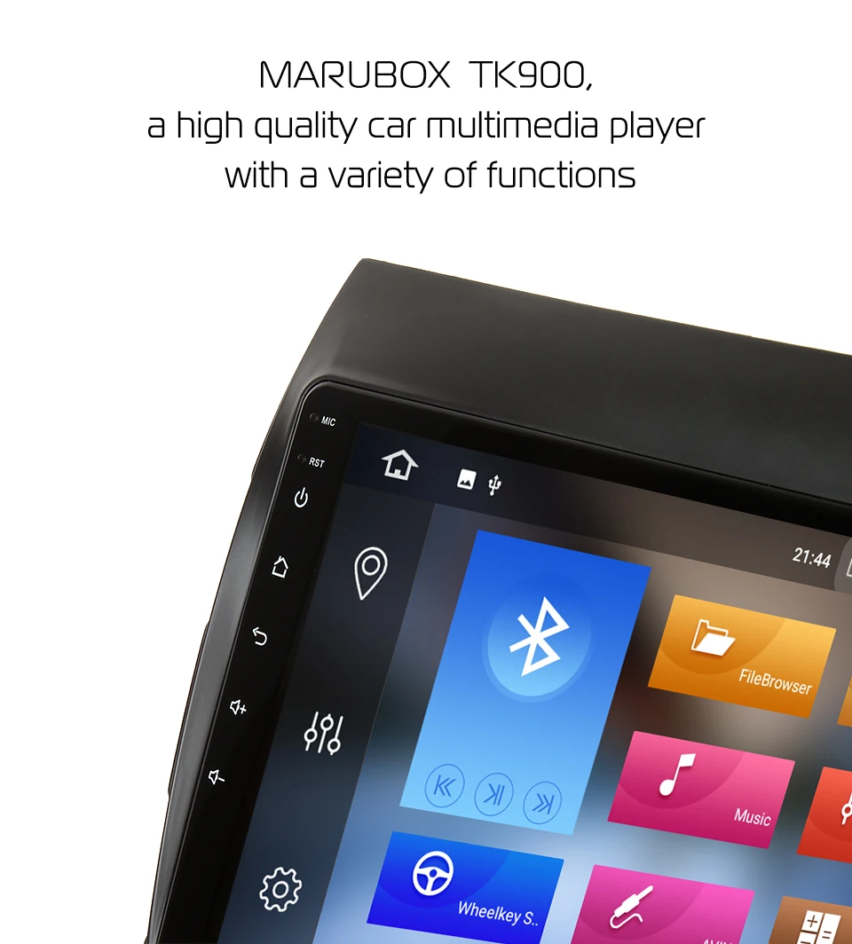 Top Marubox TK900DSP, Car Multimedia Player for Mitsubishi Outlander 2005 - 2011, 9" IPS Screen, Android 9.0, Car Radio 64GB 8
