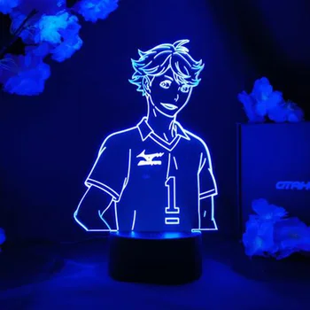 

Haikyuu ToRU OIKAWA Figure Anime Led Night Lights 3D Anime Lamp Haikyuu Led Light Table Lamp For Childrend Home Decor Kids Gifts
