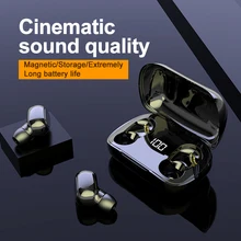Wireless Earphone Bluetooth V5 0 XT 7 TWS Wireless Bluetooth Headphone LED Display Headsets for iPhone Xiaomi Smartphone