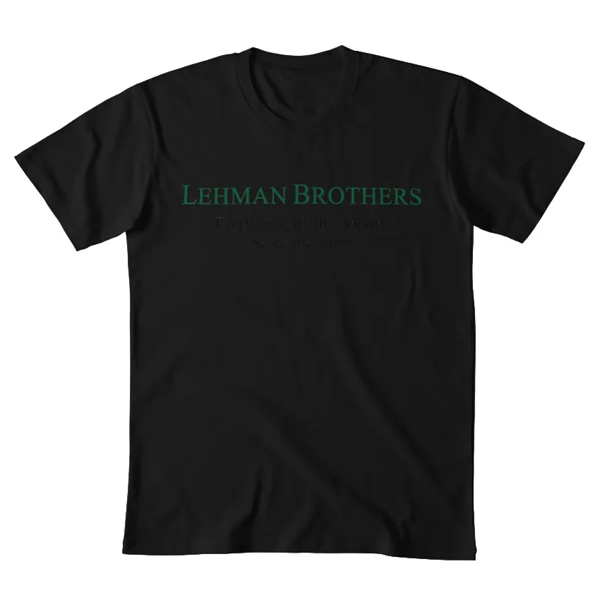 Lehman Brothers футболка с рисунком из фильма Политология Братья Леман большой банк