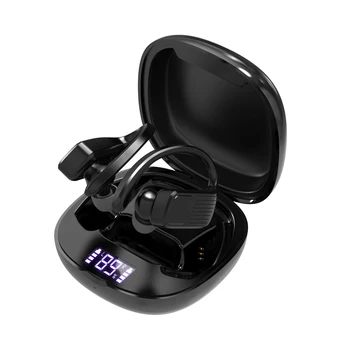 

T11 Sport Headphone Bluetooth V5.0 Wireless Earphone TWS Ear Hook Music Head set for Sports Games with LED Display for phones