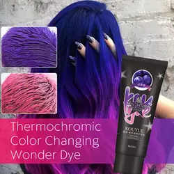 50ML Color Changing Wonder Dye Hair Disposable Dye Gray Hair Color Cream Thermo Fashion Hair Miracle Dye