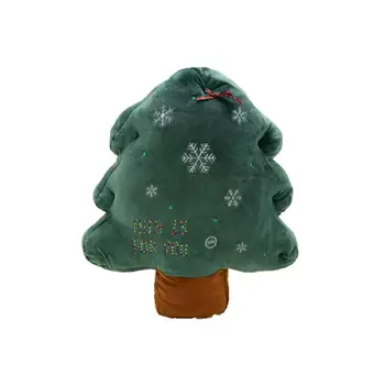 

1pc Christmas Tree Shape Pillow Decorative Safe Cute Sofe Christmas Tree Shape Plush Pillow For Home Restaurant Office