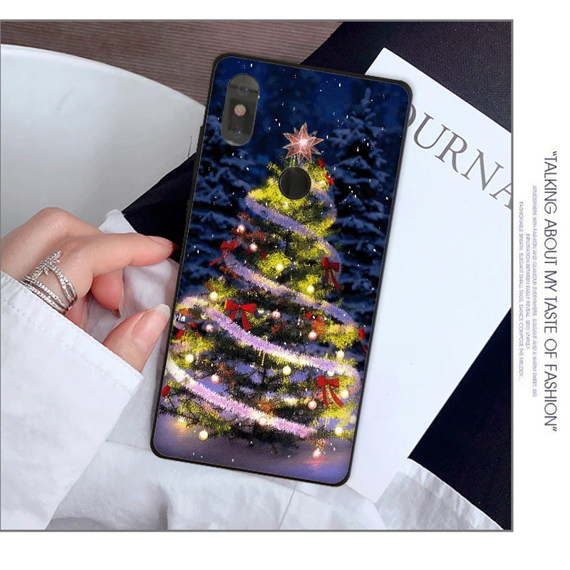 Праздник Рождество дерево год чехол для телефона для Xiaomi redmi Note 7 mi 9 mi x2 mi x2S Note3 8 8SE redmi 5 5Plus Note4 4X - Цвет: A15