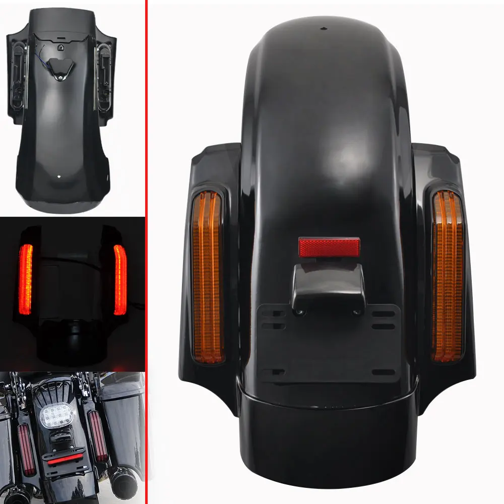 

Система заднего крыла мотоцикла, светодиодный светильник для Harley Touring Road King Street Glide Ultra Limited FLTRX FLHTCU 2014-2019
