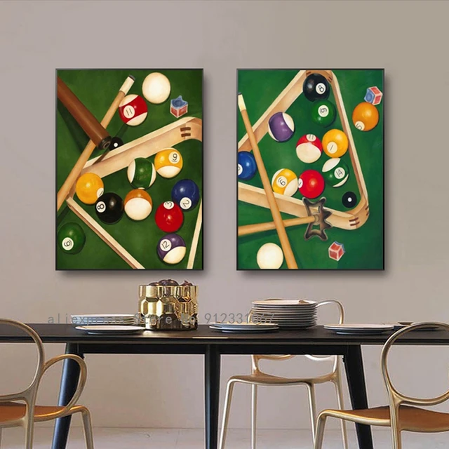 Rule 8 Ball Vertical Poster Canvas, Eight Ball Pool Table Wall Art, Game  Room Decor, Gift For Pool Lovers, Gift For Pool Players - Painting &  Calligraphy - AliExpress