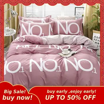 

MIHE Printed bedding sets Home Bedding sheet 4pcs High Quality Lovely Pattern with Star tree flower duvet cover set Pillowcase