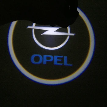 

2pcs Led Car Door Courtesy Lamp For Opel Corsa Vectra Astra Mokka Antara Karl Ampera Agila Zafira Auto Light Sticker Projector