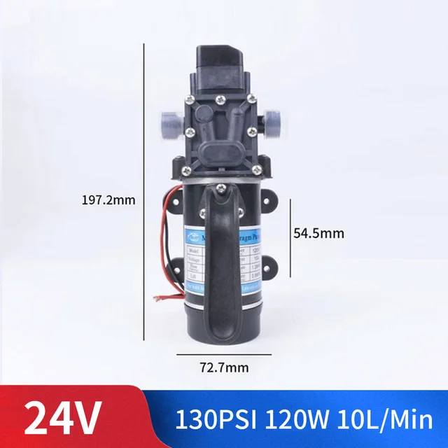 pressure switch type Электрический 12V 24V 120 Вт высокой мощности Давление самогрунтовой водный выключатель давления насоса обратный клапан Тип для разливочная машина - Цвет: pressure switch type