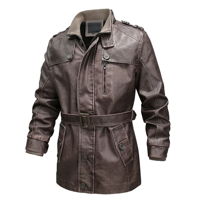 BOLUBAO, новинка зимы, мужские кожаные куртки, мужские Модные Повседневные Пальто из искусственной кожи, мужская кожаная куртка, брендовая одежда