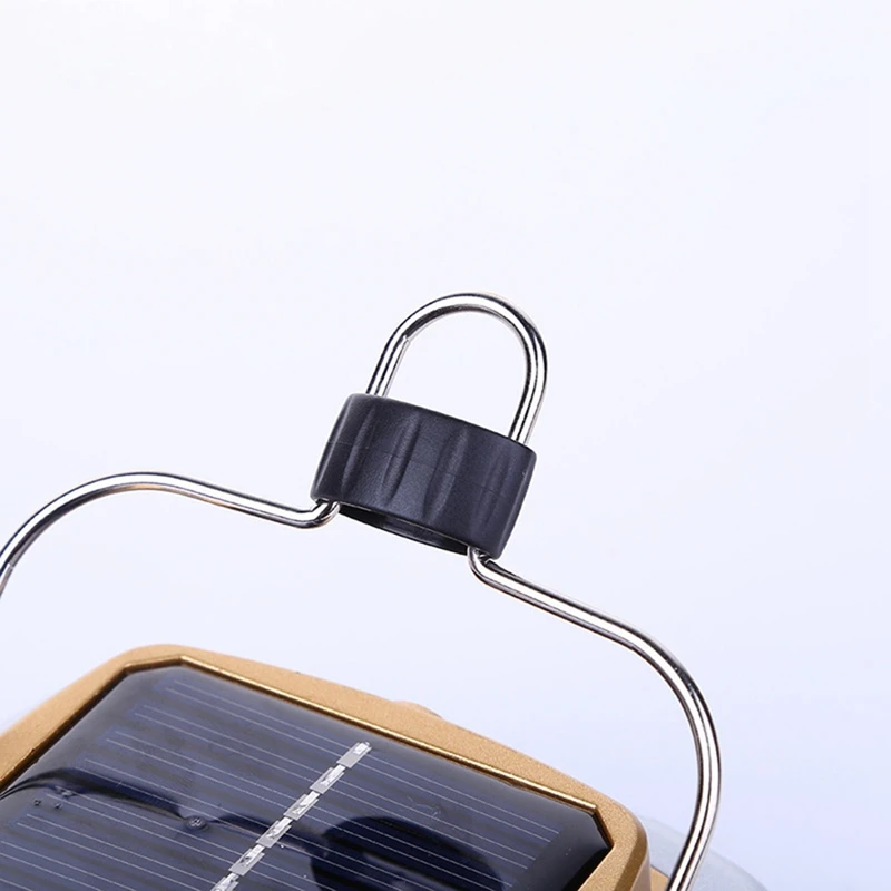 Cob солнечные фонари Led палатка кемпинговая лампа Usb флэш-светильник перезаряжаемая батарея тент светильник черный