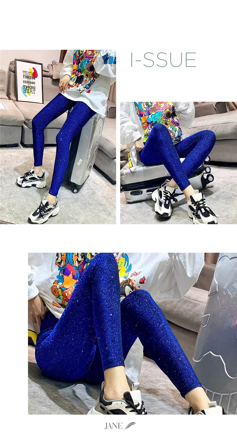 Blingbling, женские Леггинсы пуш-ап, высокая талия, блестки, модные, стрейч, шелк, сексуальные, обтягивающие, для тренировок, леггинсы, Леггинсы, Mujer Leginsy