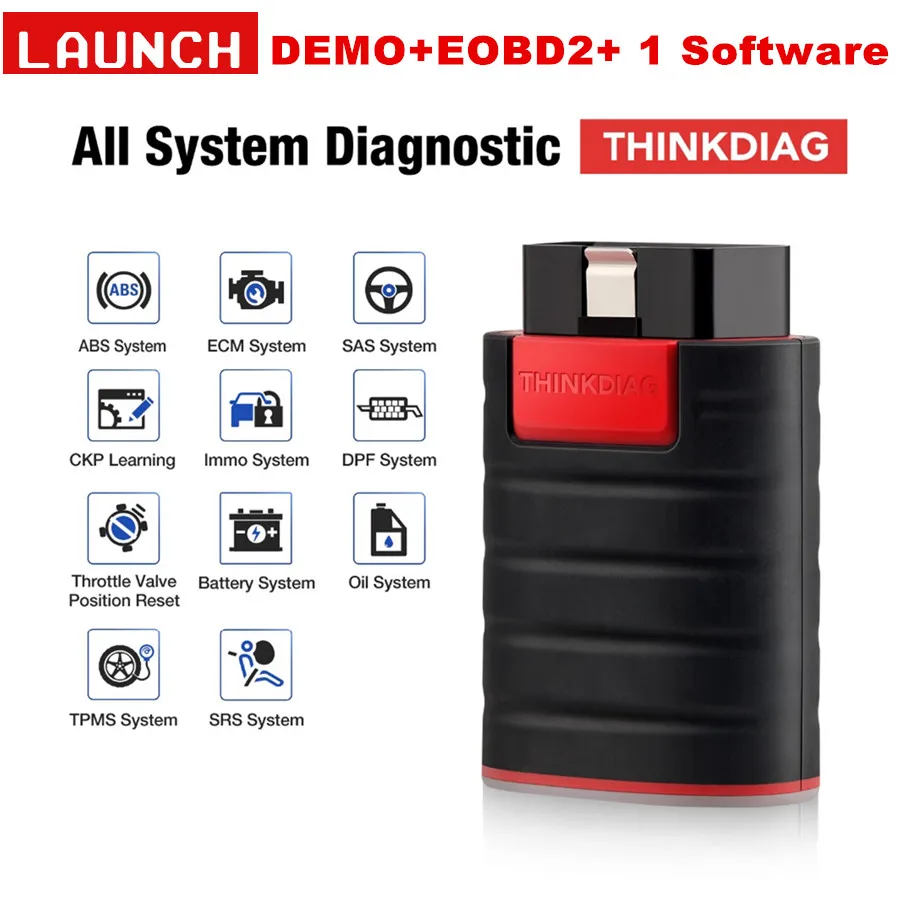 Launch X431 Thinkdiag OBD2 полная мощность системы чем диагностический инструмент Easydiag с 3