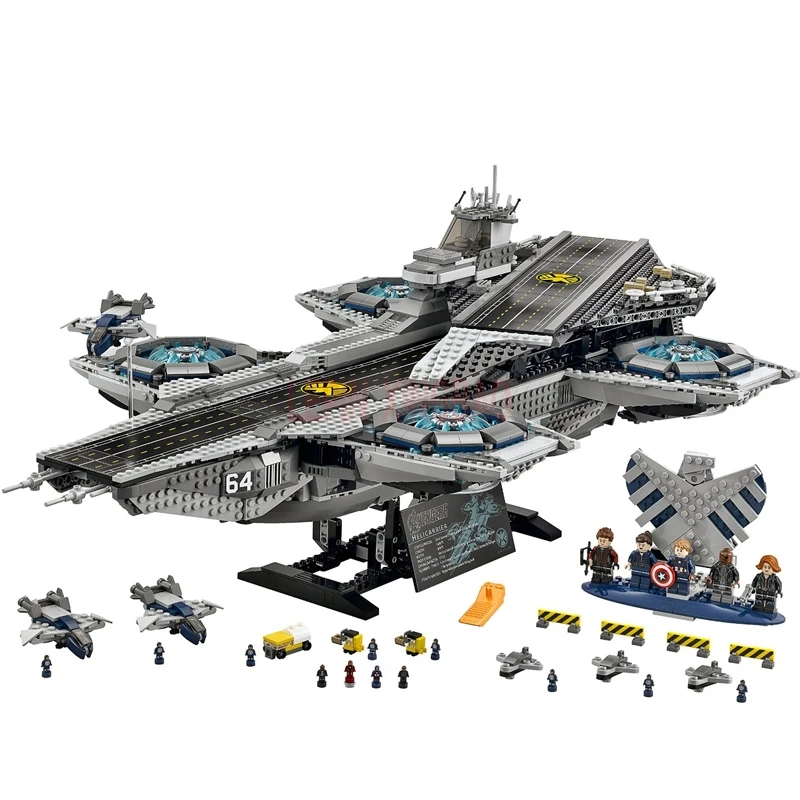LP 07043 3057 шт marvel Super Heroes The Shield Helicarrier строительные блоки наборы LPings игрушки Клон 76042