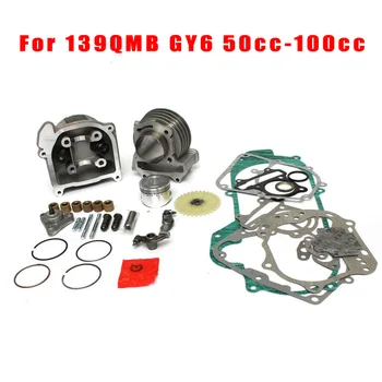 

1Piece Motorcycle 50mm Large Hole Diameter Cylinder Kit For 139QMB GY6 50cc-100cc China Scooter Motorbike Parts