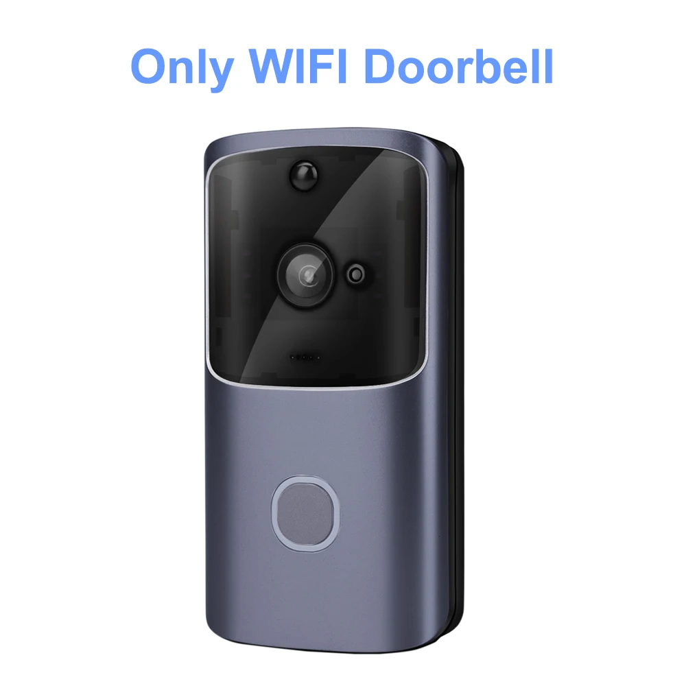 HISMAHO wifi дверной звонок видео домофон 720P HD беспроводной умный дом IP дверной Звонок камера охранная сигнализация ИК Ночное Видение - Цвет: Standard