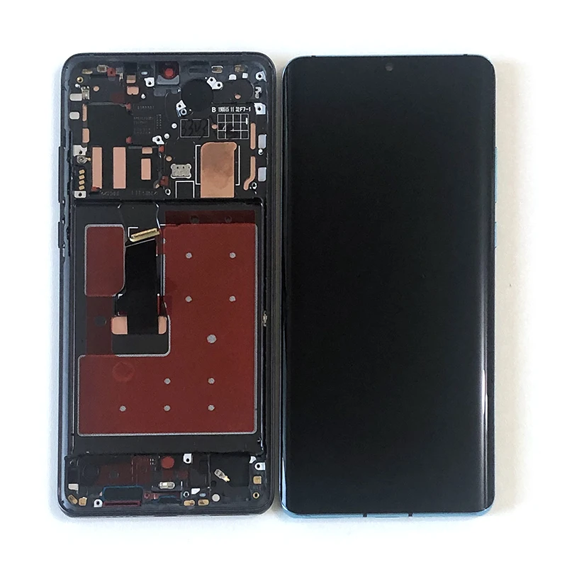 Original M&Sen For 6.47"Huawei P30 Pro VOG-L29 VOG-L09 VOG-L04 OLED LCD Display Screen+Touch Panel Digitizer Assembly Frame