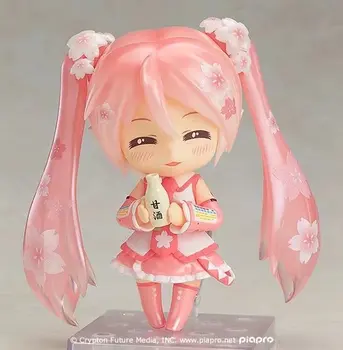 

Pink Hatsune Miku Anime Figures Pink Sakura Miku Ver Miku Speelgoed Girls PVC Action Figure Toys Collection Model Doll Gift