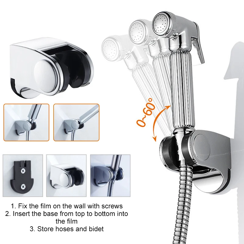 Bathroom Bidet Faucet Spray Toilet Clearing Hand Shower Mop Faucet Tap ELS814