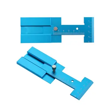 

High Precision Aluminum Alloy Height Meter Ruler Carpentry Router Electric Table Saw Woodworking Measuring Tool