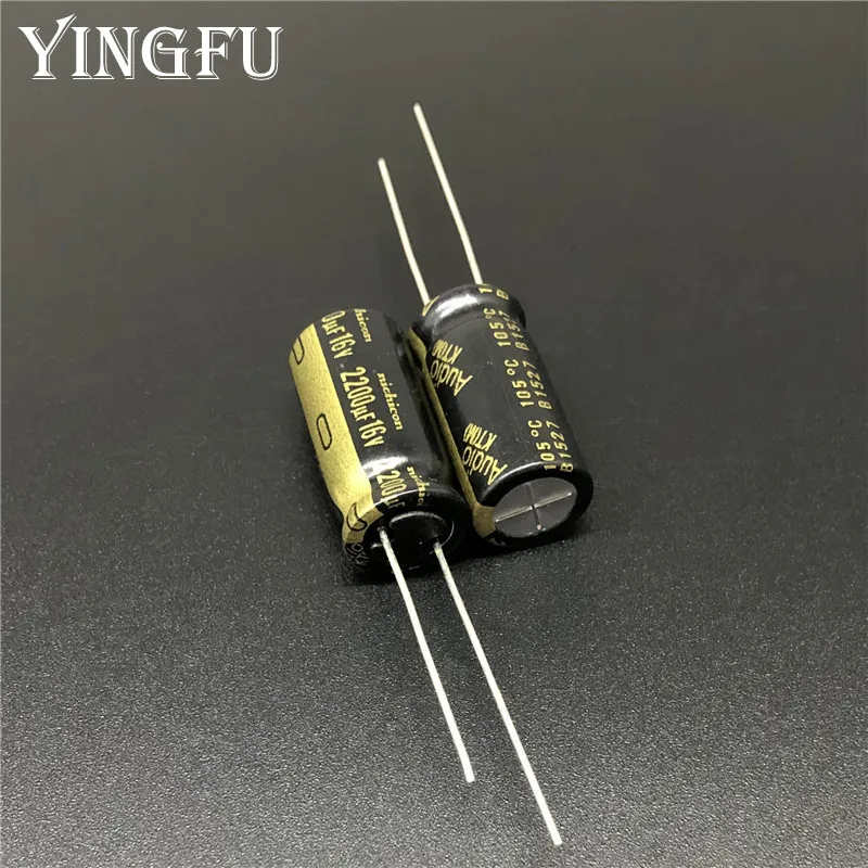5 шт. 2200 мкФ 16 В NICHICON KT серия 10x20 мм 16V2200uF аудио алюминиевый электролитический