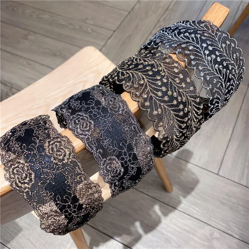 

Богемные вышитые повязки на голову, обручи для волос в национальном стиле, аксессуары для волос ручной работы с цветами, Нескользящие аксессуары для волос, Оптовая продажа