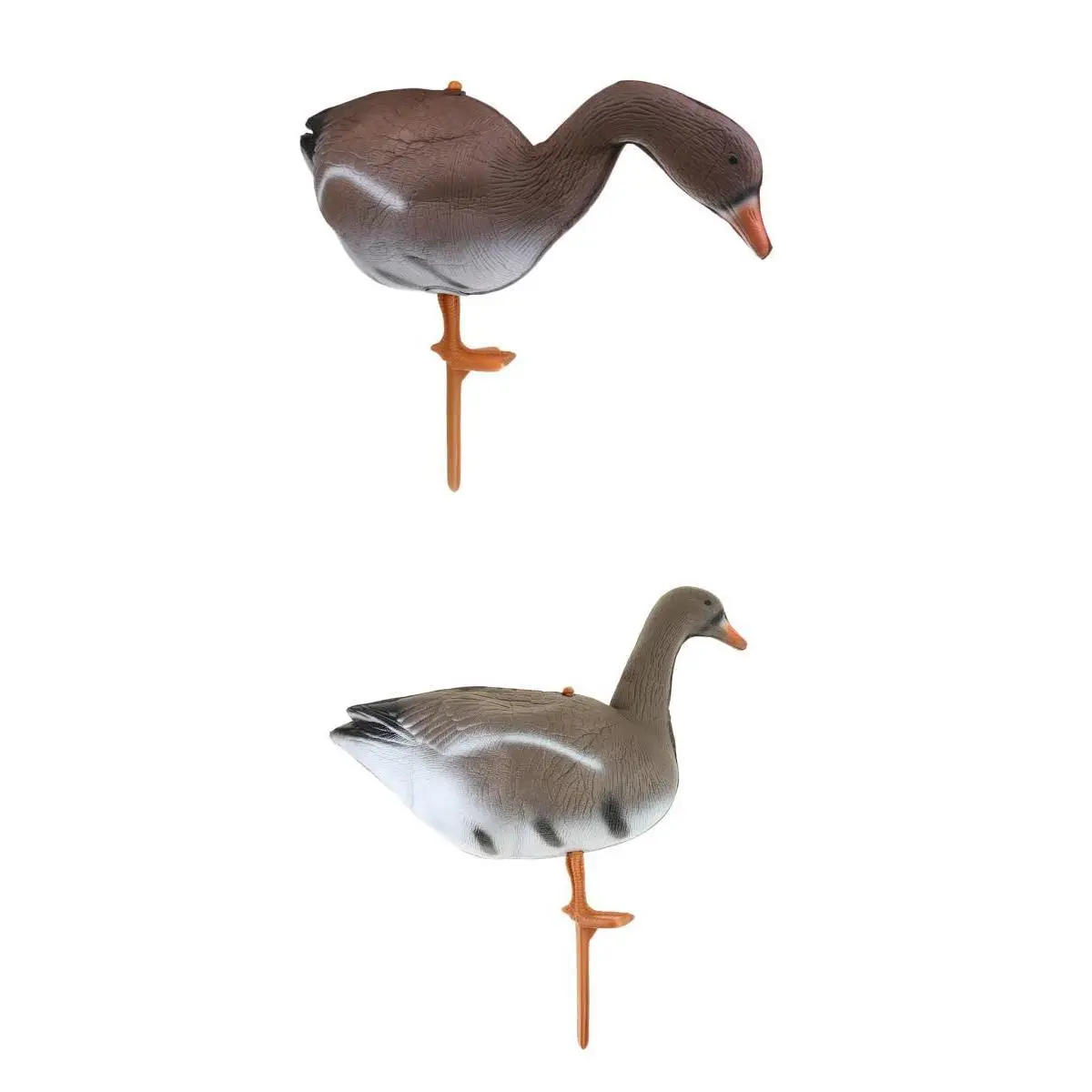 2x Outdoor Full Size Goose Hunting Decoy 3D Target Garden Lawn Decor Scarers