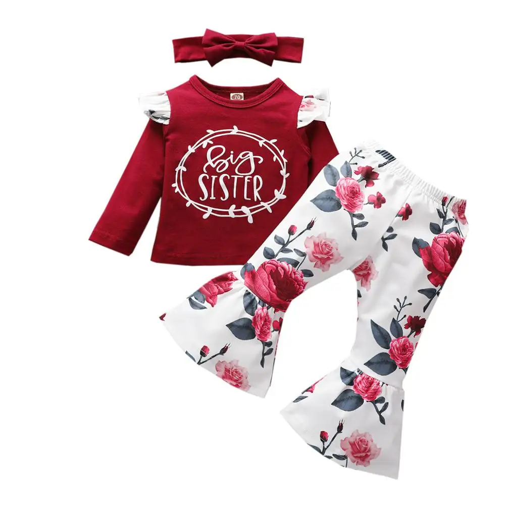 Newborn Infant Baby Girls Christmas Clothes Solid Knit Playsuit Fly ...