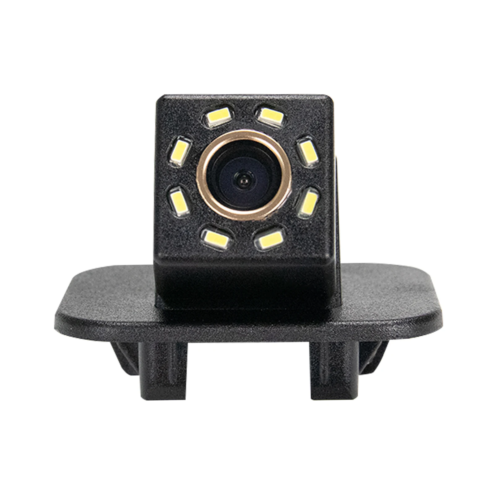 Telecamera Per Retromarcia Per Auto Hd 8 Led Per Fiat Abarth 124 / Fiat Abarth 124 Spider, Telecamera Di Retromarcia Originale Con Foro Di Retromarcia