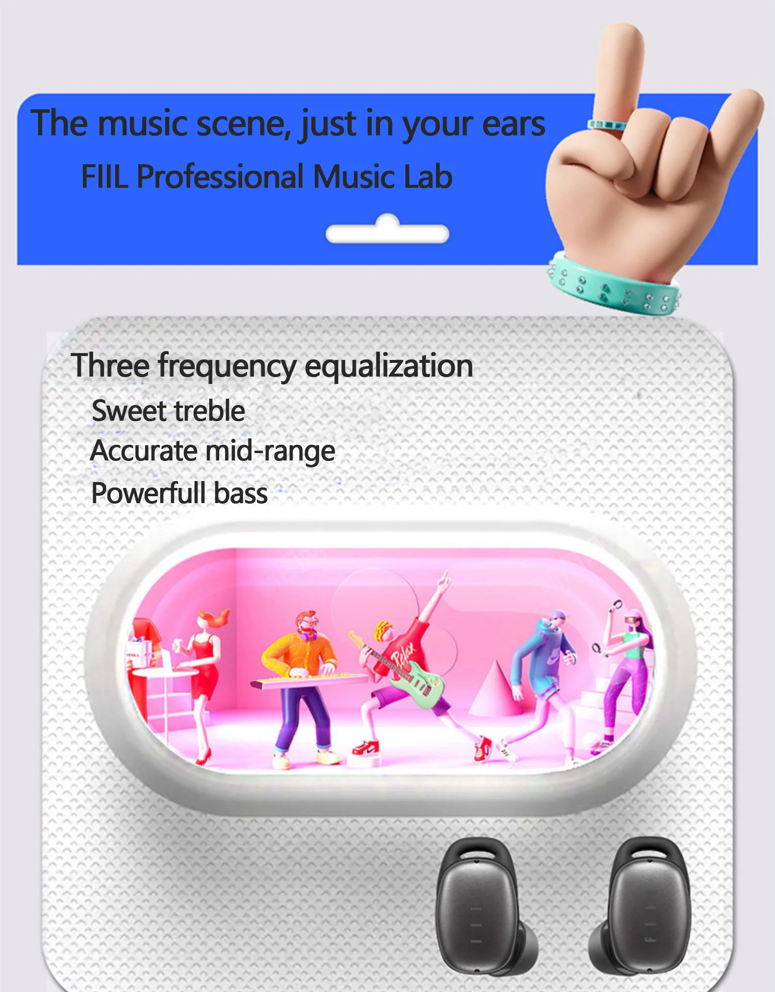 New Fiil T2 Pro Tws True Wireless Earphone Bluetooth 5.2 Active Noise  Cancell Ipx5 Waterproof Anc+enc Earbuds Touch Control - Earphones &  Headphones - AliExpress
