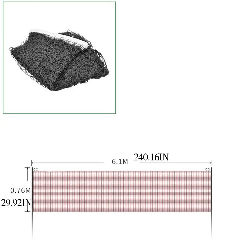 Портативный размер Профессиональный портативный Стандартный Плетеный бадминтон сетка квадратная сетка Стандартный Плетеный бадминтон тренировочные инструменты