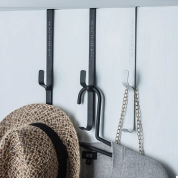 

3Pcs/set Door Iron Hook Hangers Removable Storage Rack Organizer For Christmas Wreath Coat Bag Hat Robe