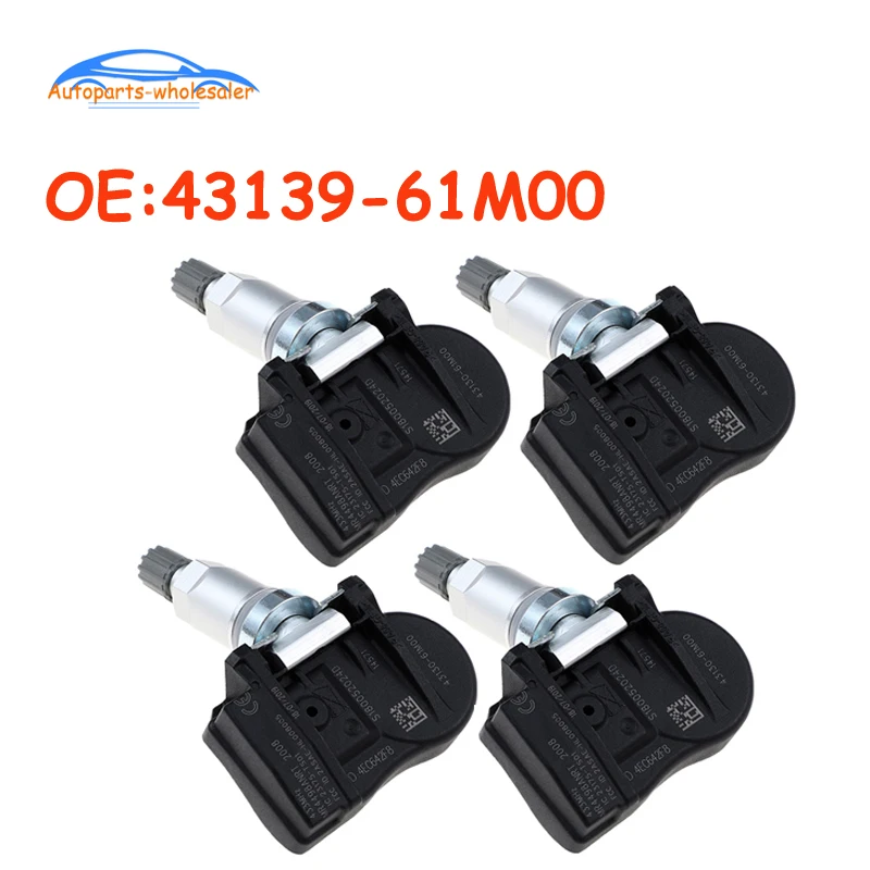 4 шт./лот для Suzuki Vitara SX4 S cross Ignis Baleno Swift Jimmy TPMS датчик давления в шинах монитор 43139 61M00