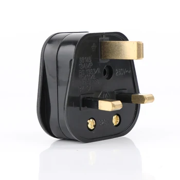 

2PCS BP0026 HI-End UK AC power cable Power Plug Connector UK 3 Pin Switch 250V 13A AC Power Plug